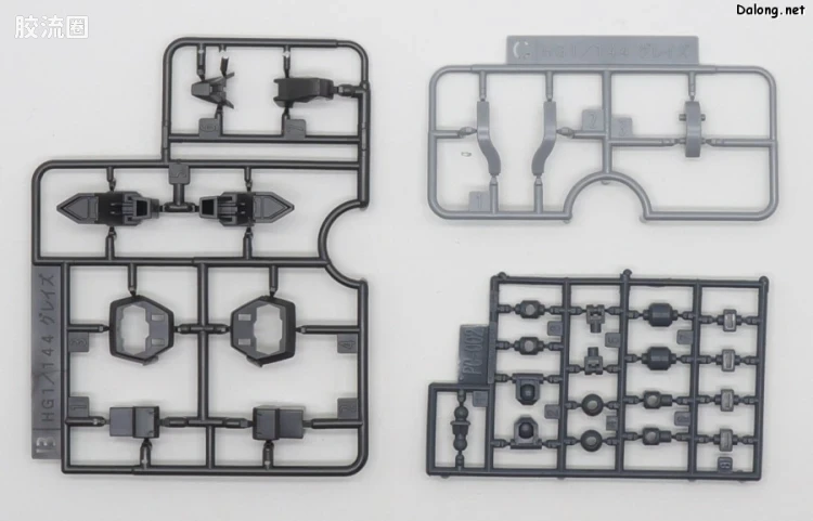 高达铁血的奥尔芬斯 HG 1/144 网络限定版 格雷兹盾装&格雷兹(阿瑞安罗德舰队所属机)套装 - 图片